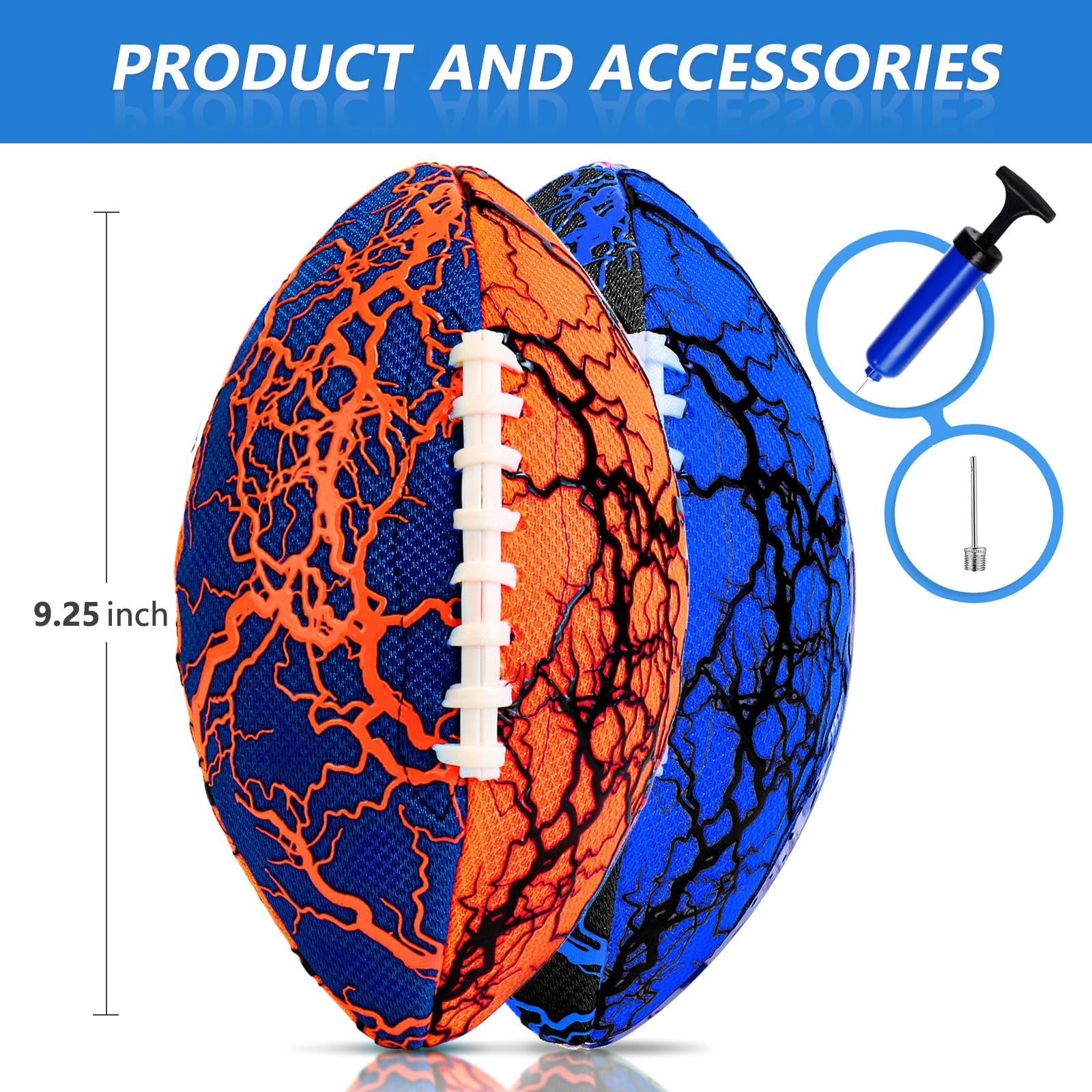 Jasonwell football suitable for kids and adults to enjoy pool or beach play.