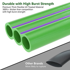 Jasonwell kink-resistant sprinkler design maintains steady spray during jumping.