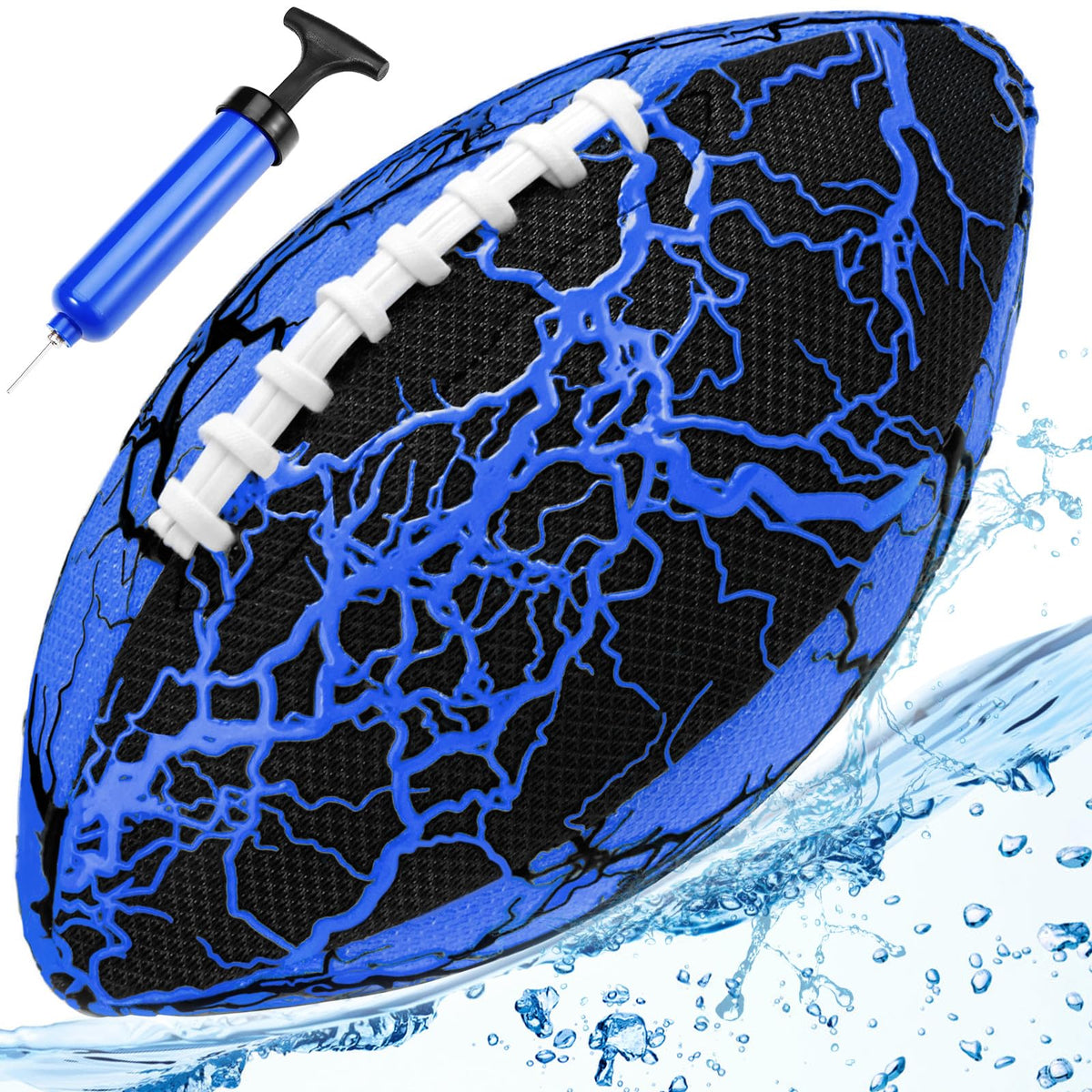 Jasonwell waterproof football with double lace grip for strong throws and catches.