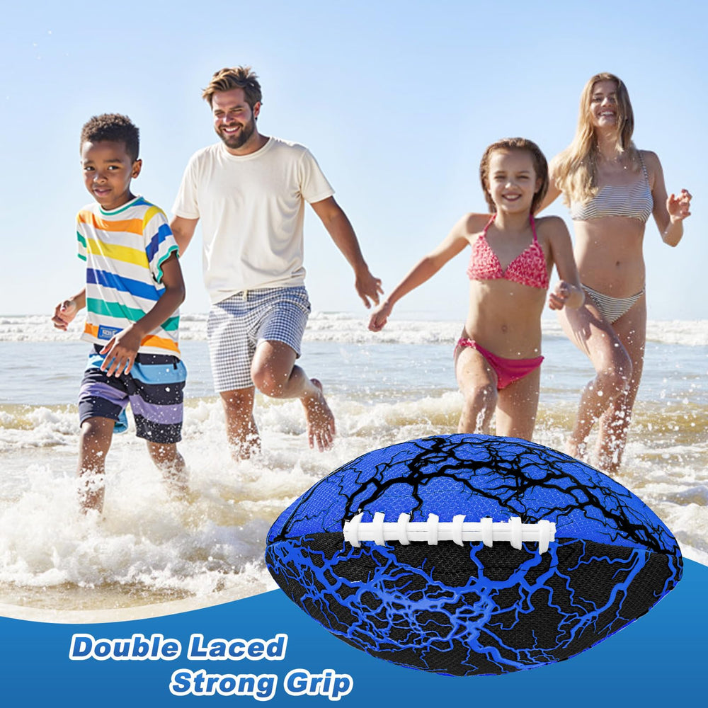 Jasonwell waterproof football shows inflatable bladder and water-resistant fabric for durable play.