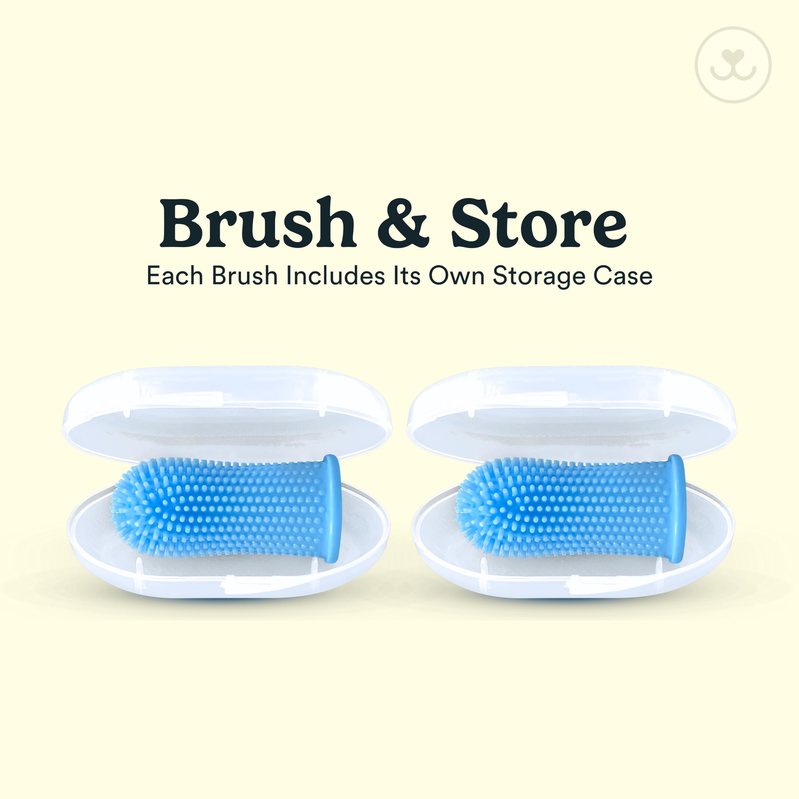 Jasper dog-friendly brush feel encourages calmer brushing sessions.