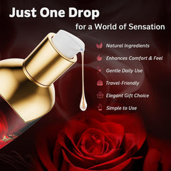 Smooth, lightweight gel formula shown for comfortable wear during intimacy