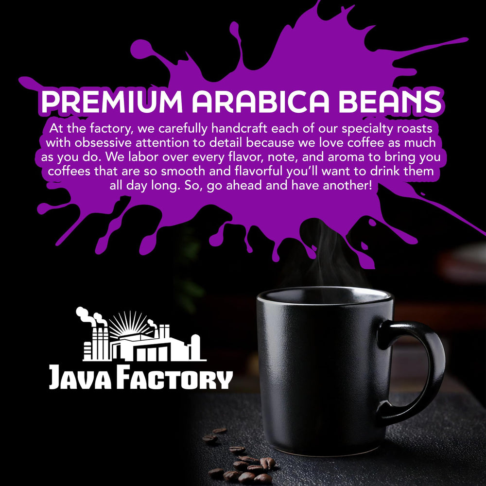 Java Factory Flavored Pods 40-count box ready for Keurig brewing.