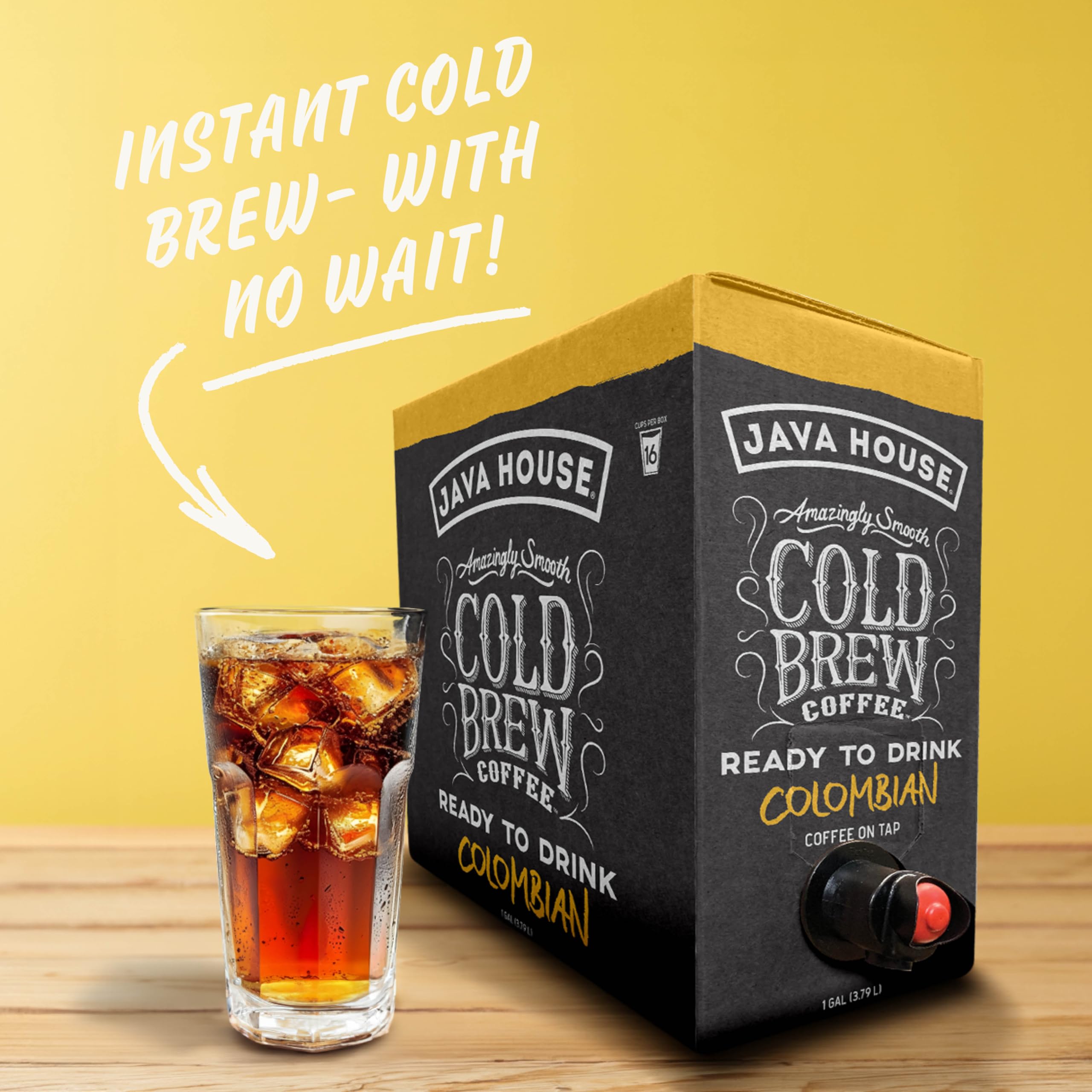 Java House Bag-in-Box packaging minimizes waste while preserving freshness