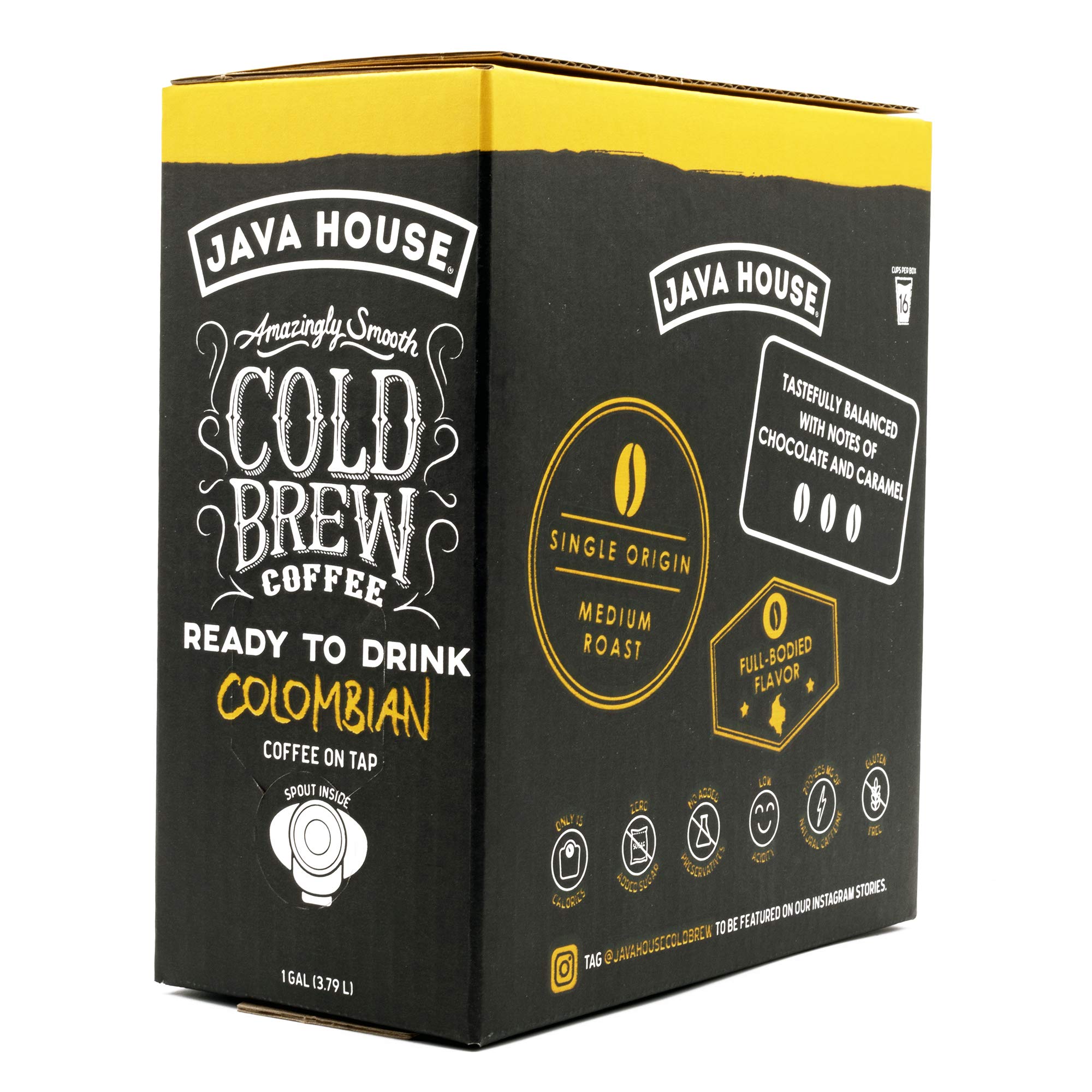 Java House Chocolate and Caramel notes enhance depth in each sip