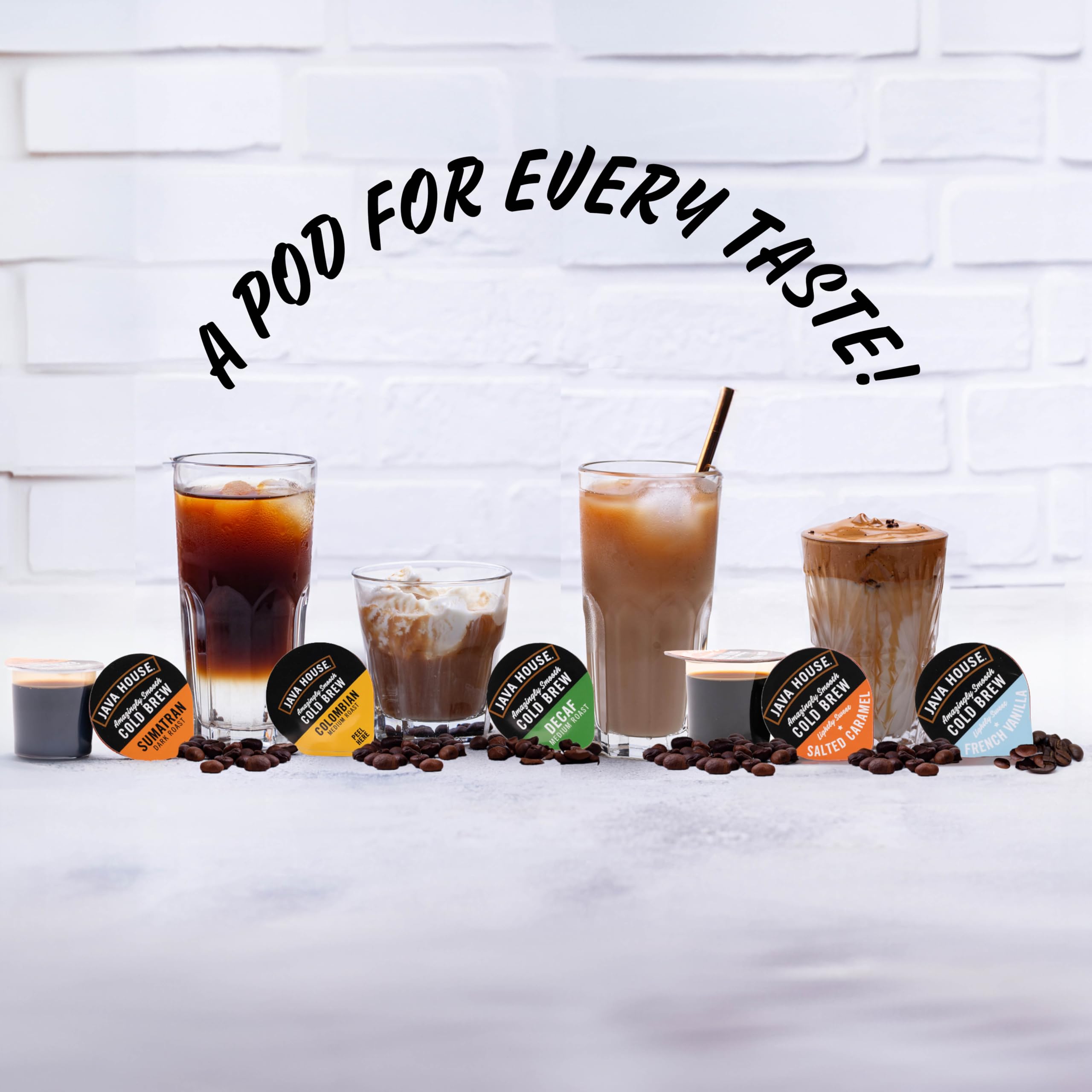 Java House cost-effective pod at home, saving compared to cafes.