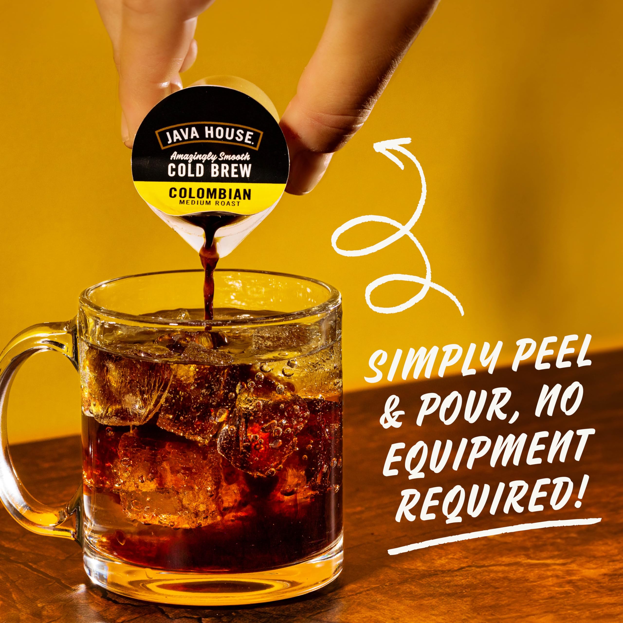 Java House travel-friendly pod fits TSA-approved on-the-go coffee.