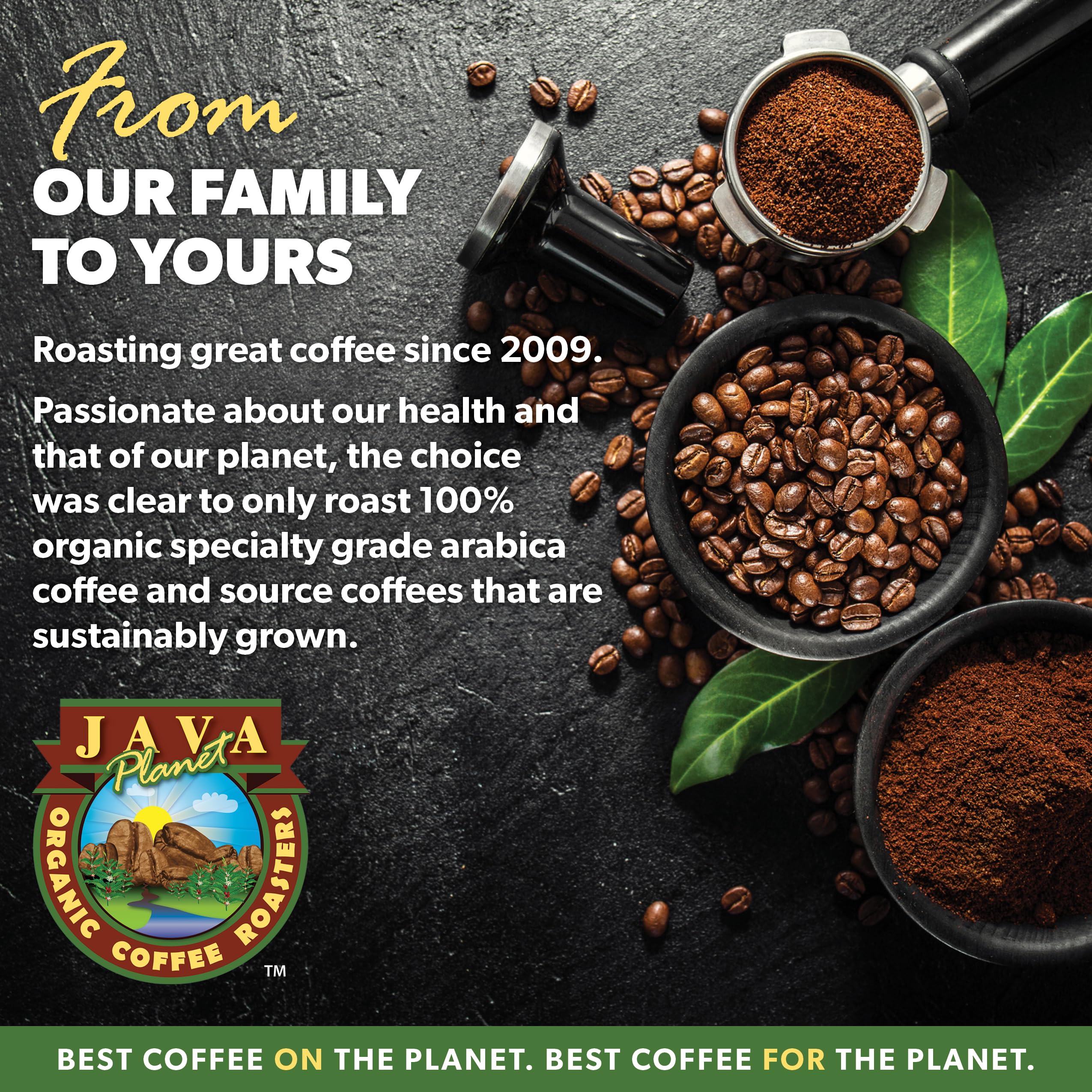 Java Planet sustainably farmed coffee supporting responsible growers