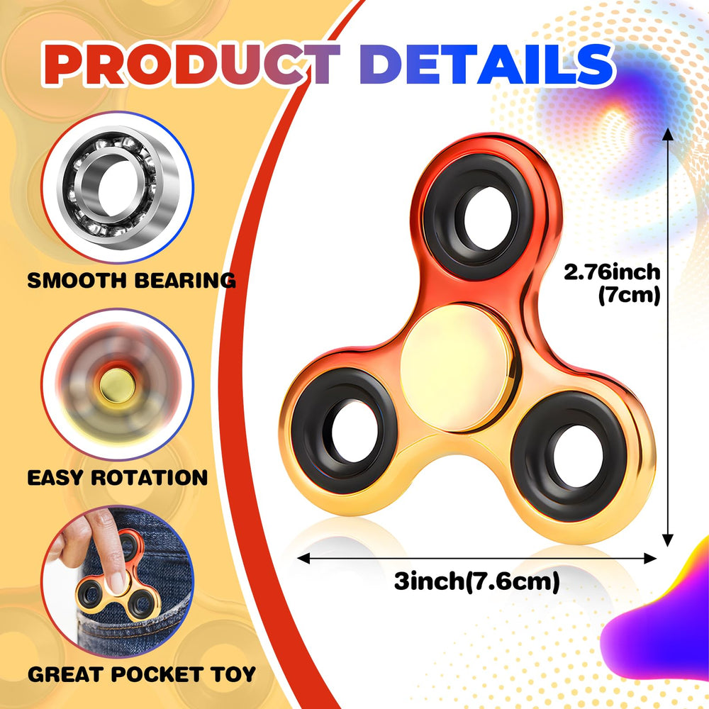 Jawhock fidget spinner 2-pack smooth surface and rounded corners