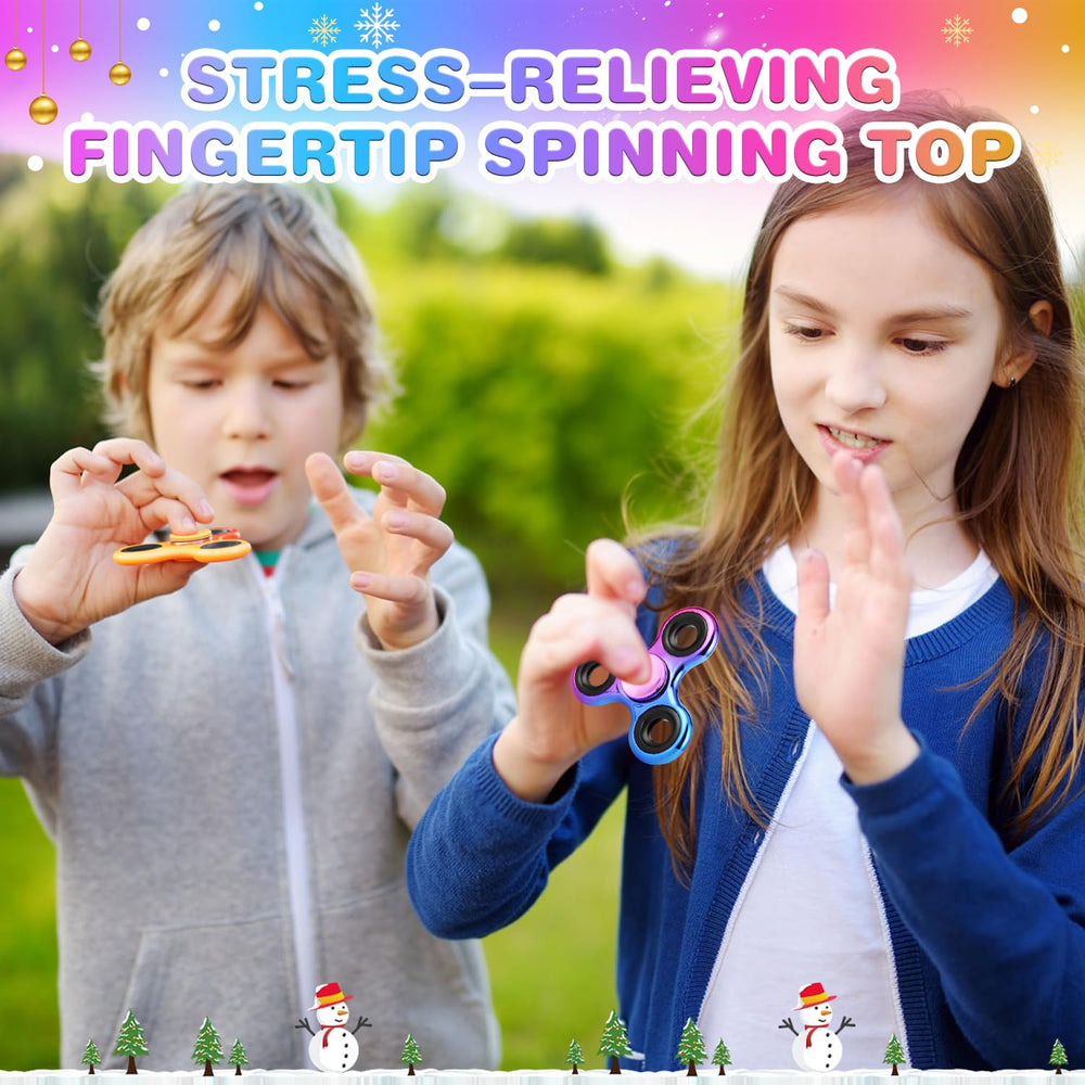Jawhock fidget spinner 2-pack used on table for discreet stress relief at work