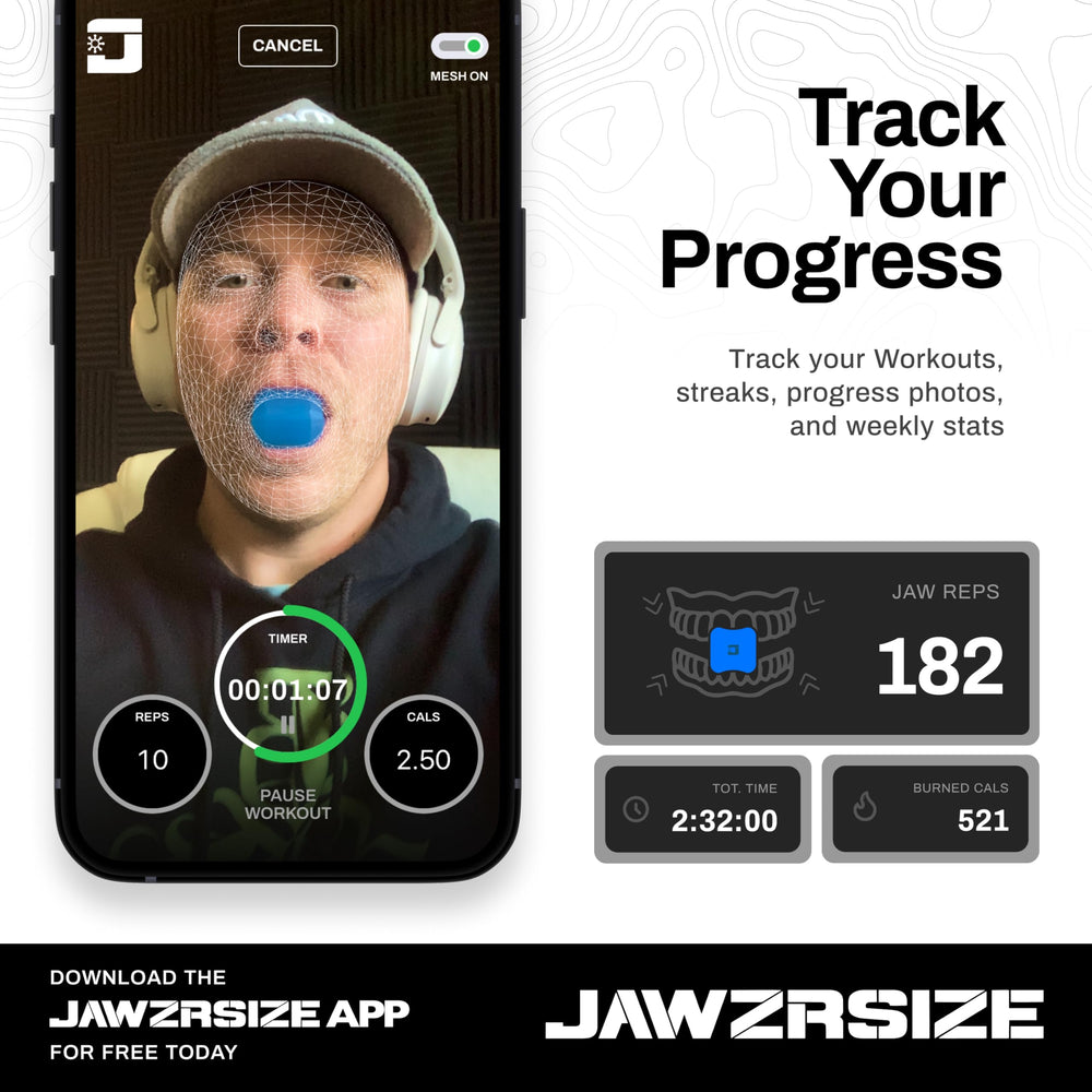 Jawzrsize Pop 'N Go is a USA-made facial exerciser.