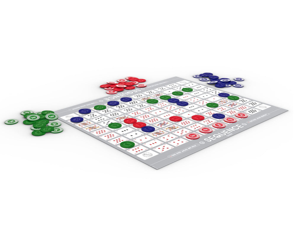 Chip colors green blue red for easy tracking