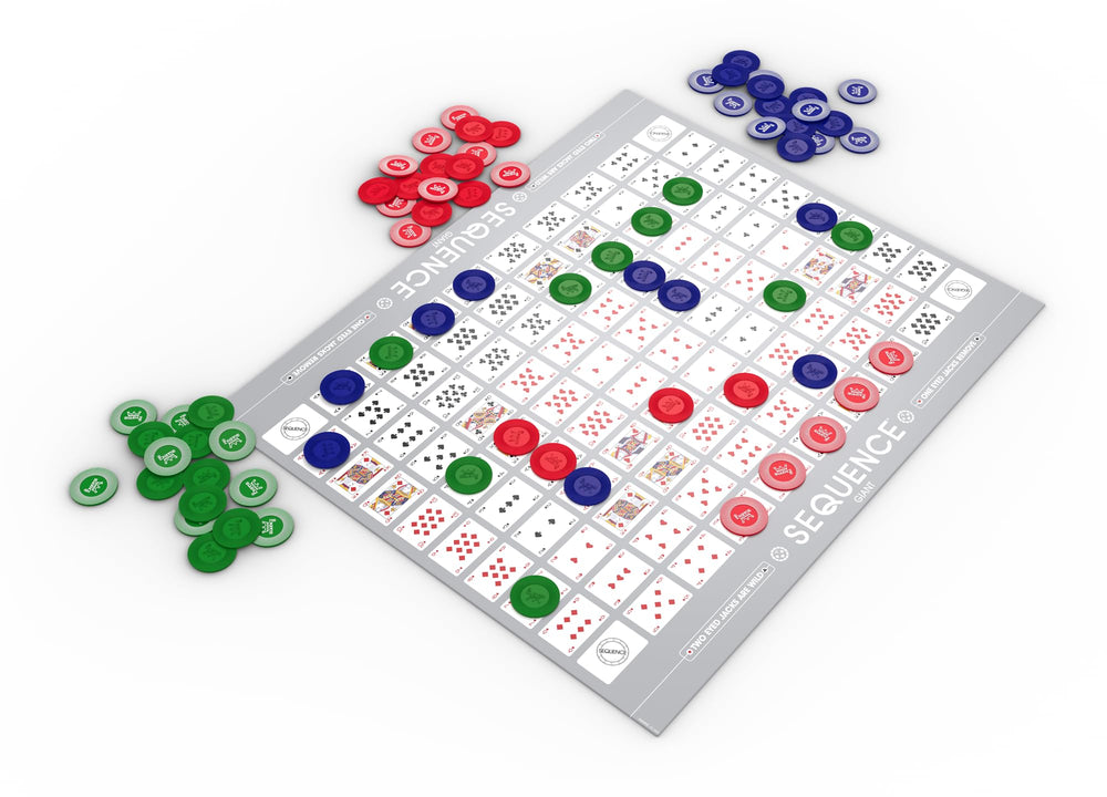 Jax Giant Sequence large chips in three colors
