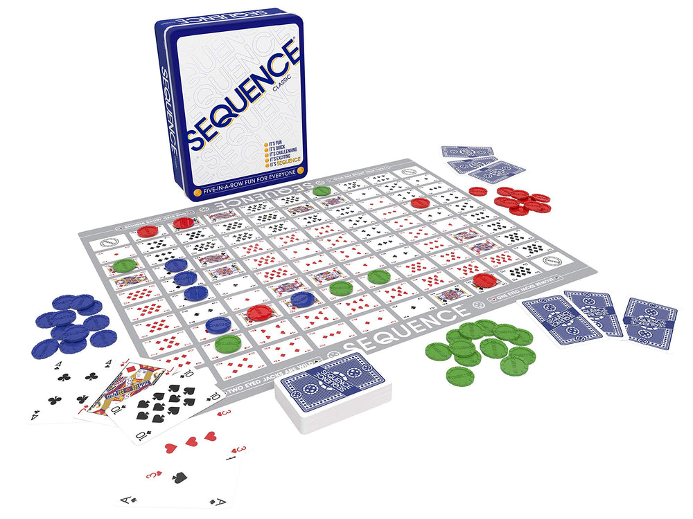 Jax Sequence chips and cards illustrate compact storage and easy setup
