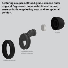 Jayine Ear Plugs offer up to 30 dB reduction for calmer environments.
