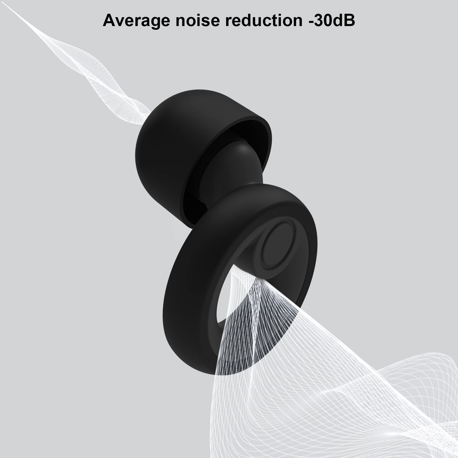 Jayine Ear Plugs with soft silicone tips for comfortable all day wear.