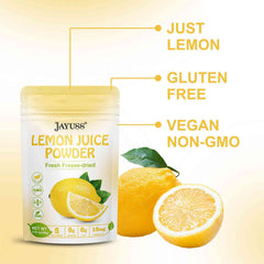 Jayuss Lemon Juice Powder scoop for quick measurement and use