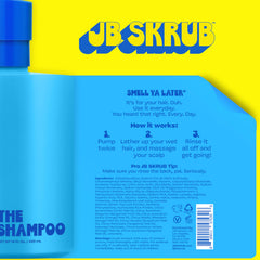 JB SKRUB Kids Shampoo lather spreads evenly for active mornings