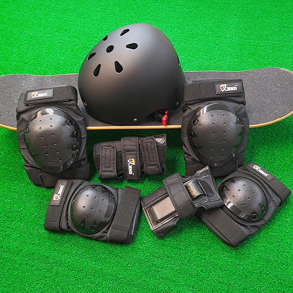 JBM wrist guards with tough plates offering stable wrist protection