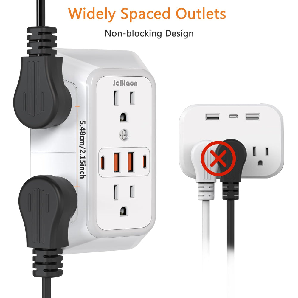 15A, 1875W rated multi-outlet powering high-demand equipment safely