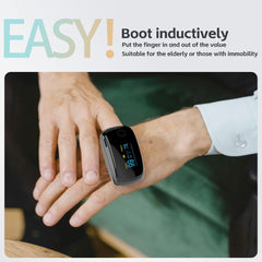 JDBBGJ oximeter display-on shows instant SpO2 and PR readings