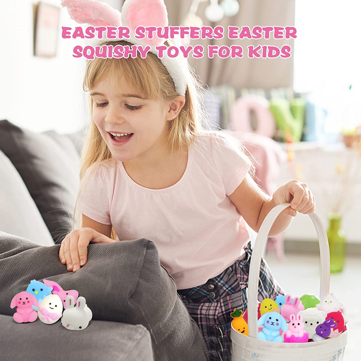 JDSTY Easter Mochi Squishy Flower for colorful, engaging Easter classroom fun