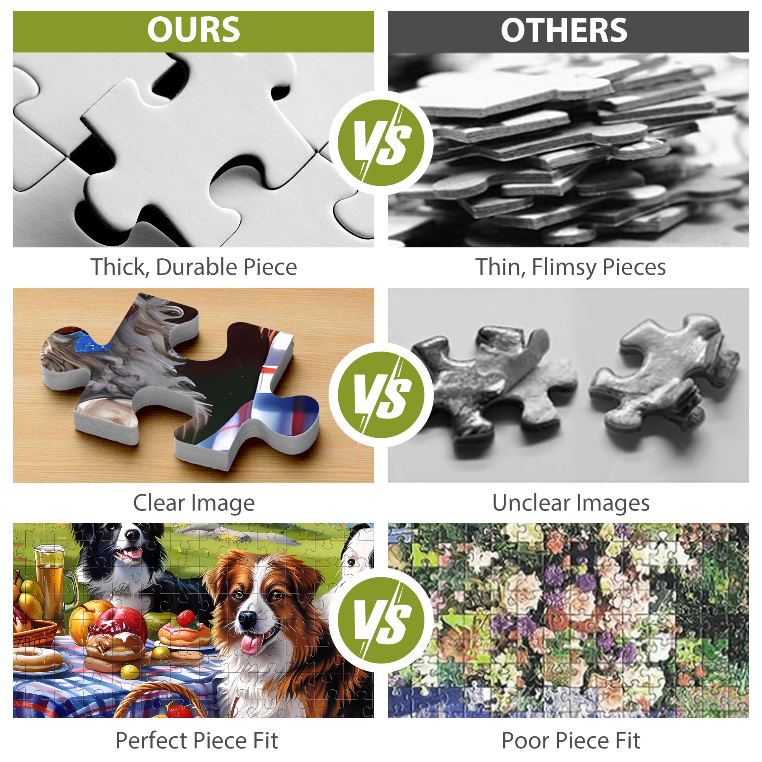 Jeacirio dogs wine-scene puzzle, perfect for social evenings and mindful focus.
