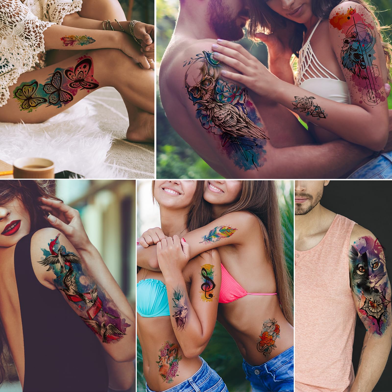JEEFONNA tiny waterproof tattoo styles for all-day wear