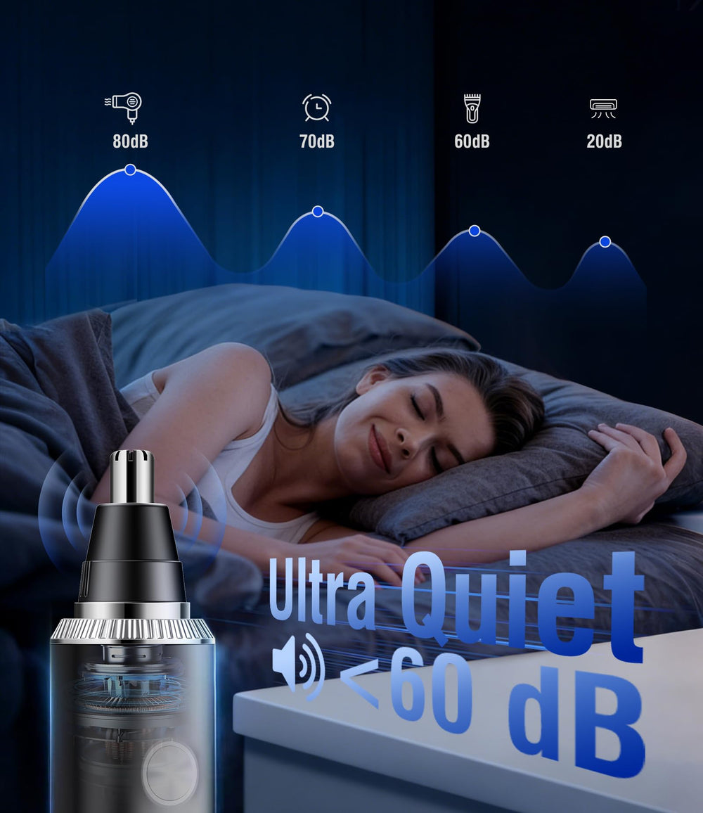 JEETIF ultra-quiet operation for discreet grooming anytime