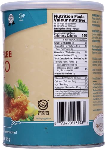 Jeff Nathan Creations panko packaging shows freshness and portion size.