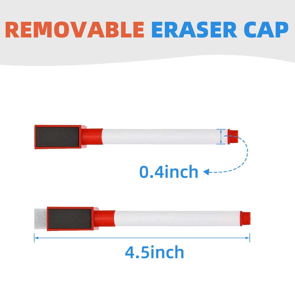 JEFURE magnetic cap keeps markers securely on the board.