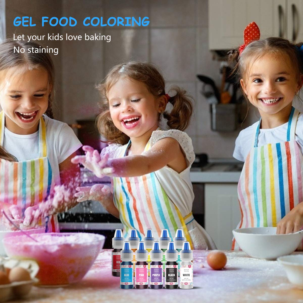 Jelife gel dyes suited to royal icing and fondant.