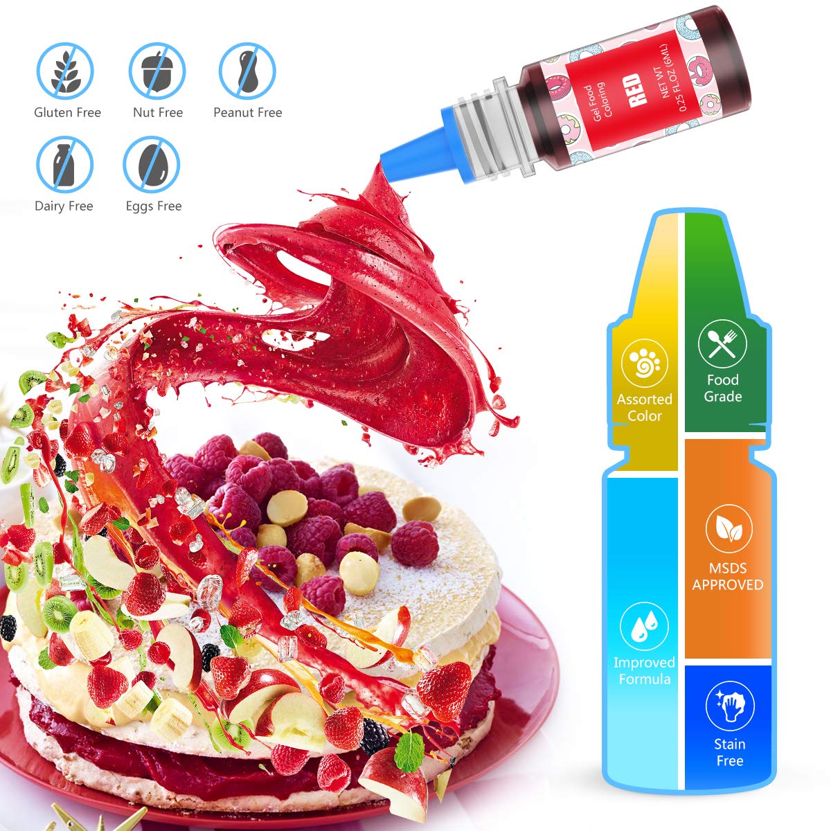 Jelife kid-friendly color kit inspires creative baking.