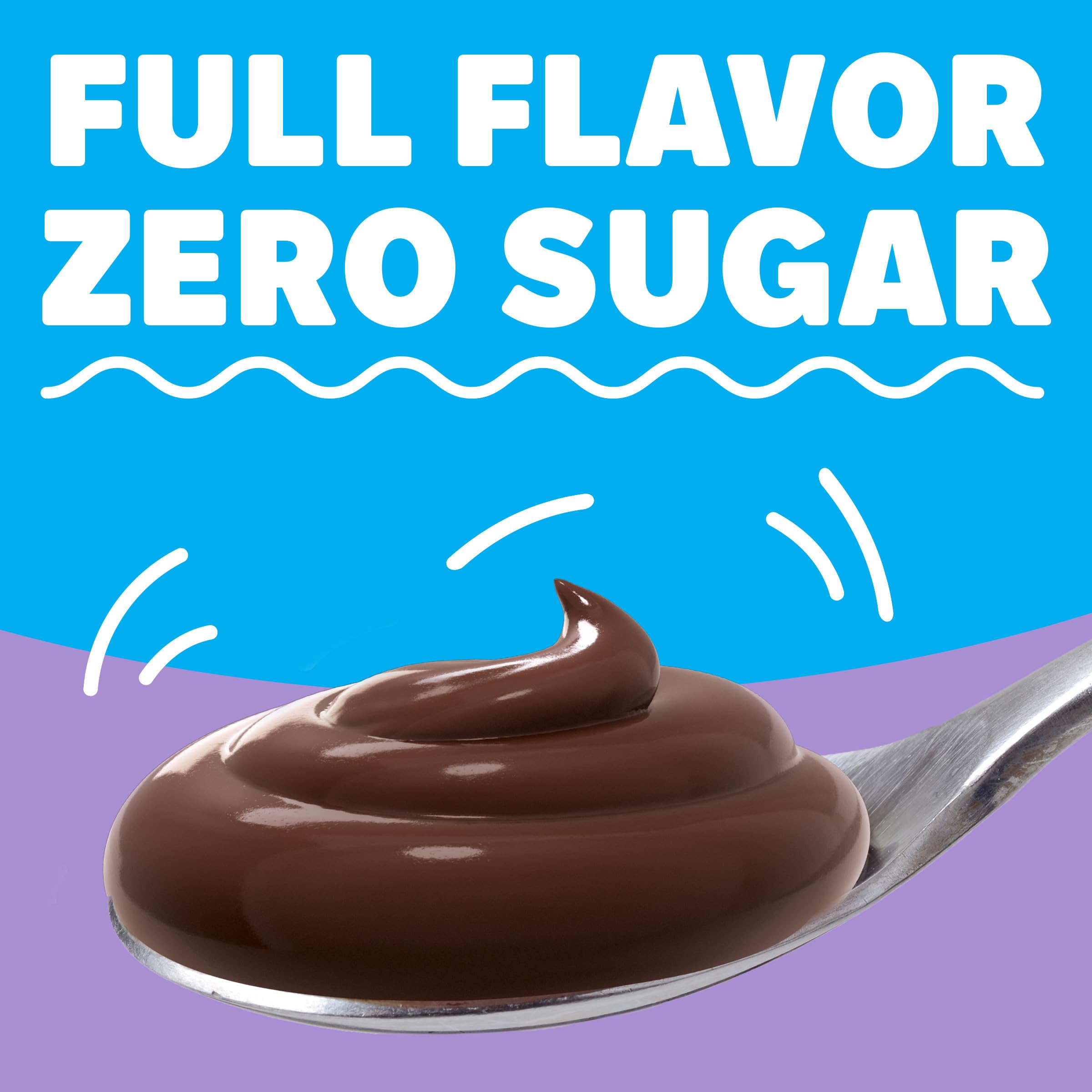 Jell-O Zero Sugar Chocolate Pudding mix in a cup for a quick treat