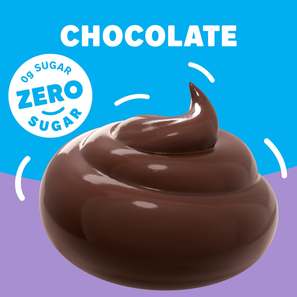 Jell-O Zero Sugar Chocolate Pudding on stovetop becoming creamy texture