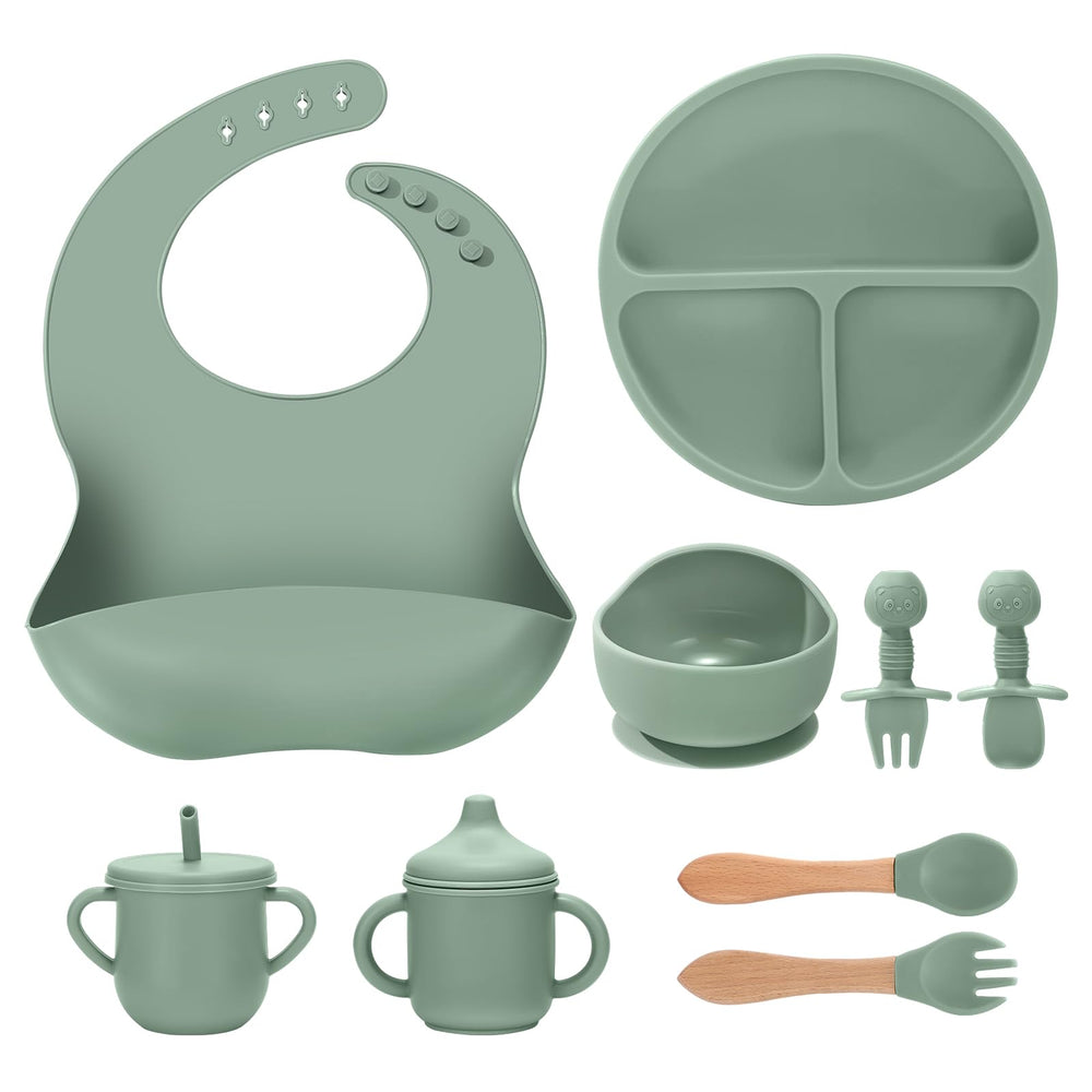 JELLDJK suction bowl attached to a tray for spill-free meals