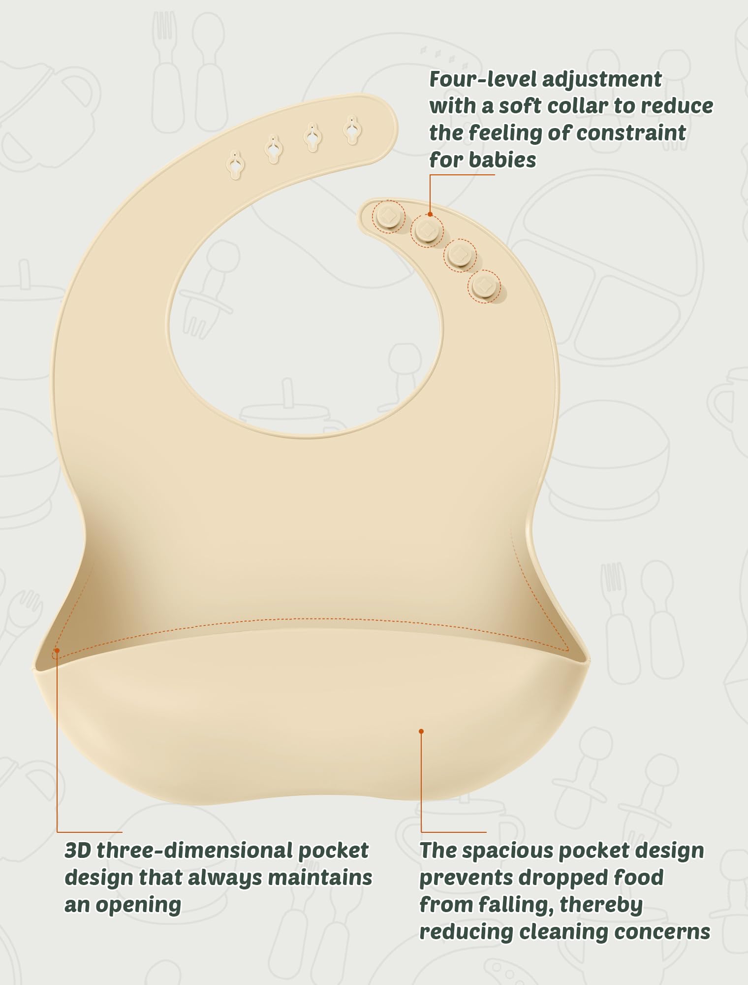 JELLDJK wooden spoon offering natural texture for babies