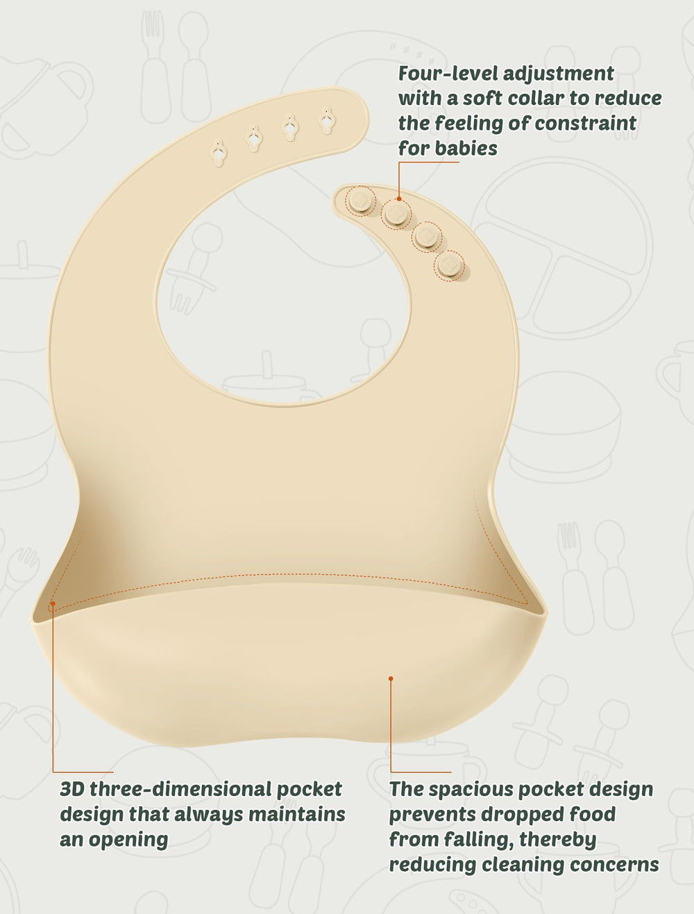 JELLDJK wooden spoon offering natural texture for babies