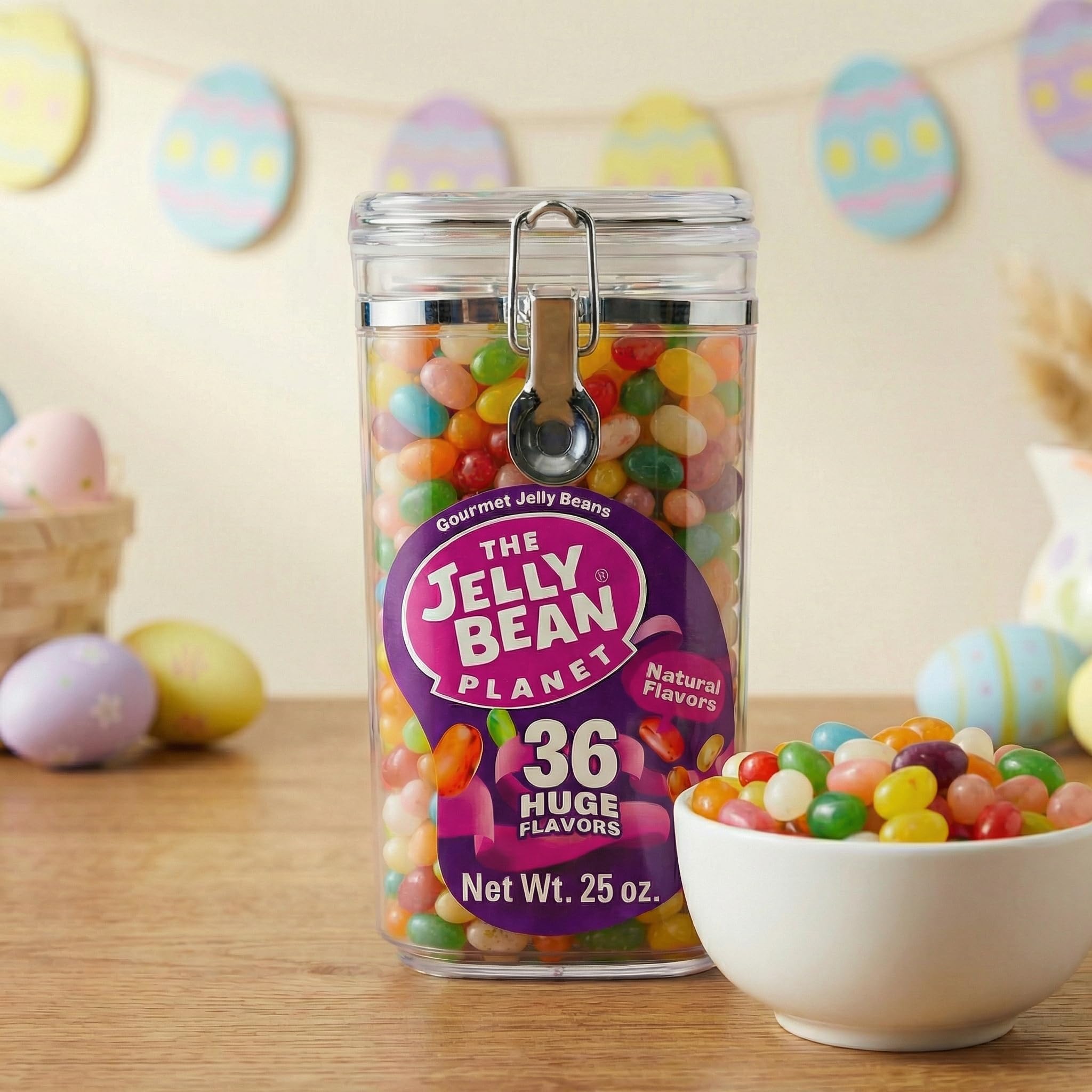 The Jelly Bean Planet kosher fruit jellies offer gelatin-free snacking