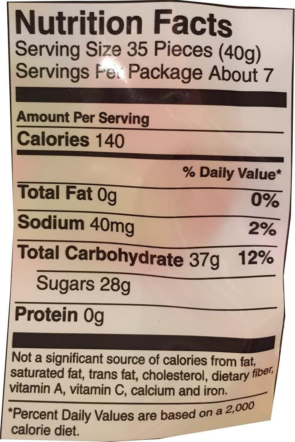 Jelly Belly 5 Sours pouch back view shows resealable freshness lid.