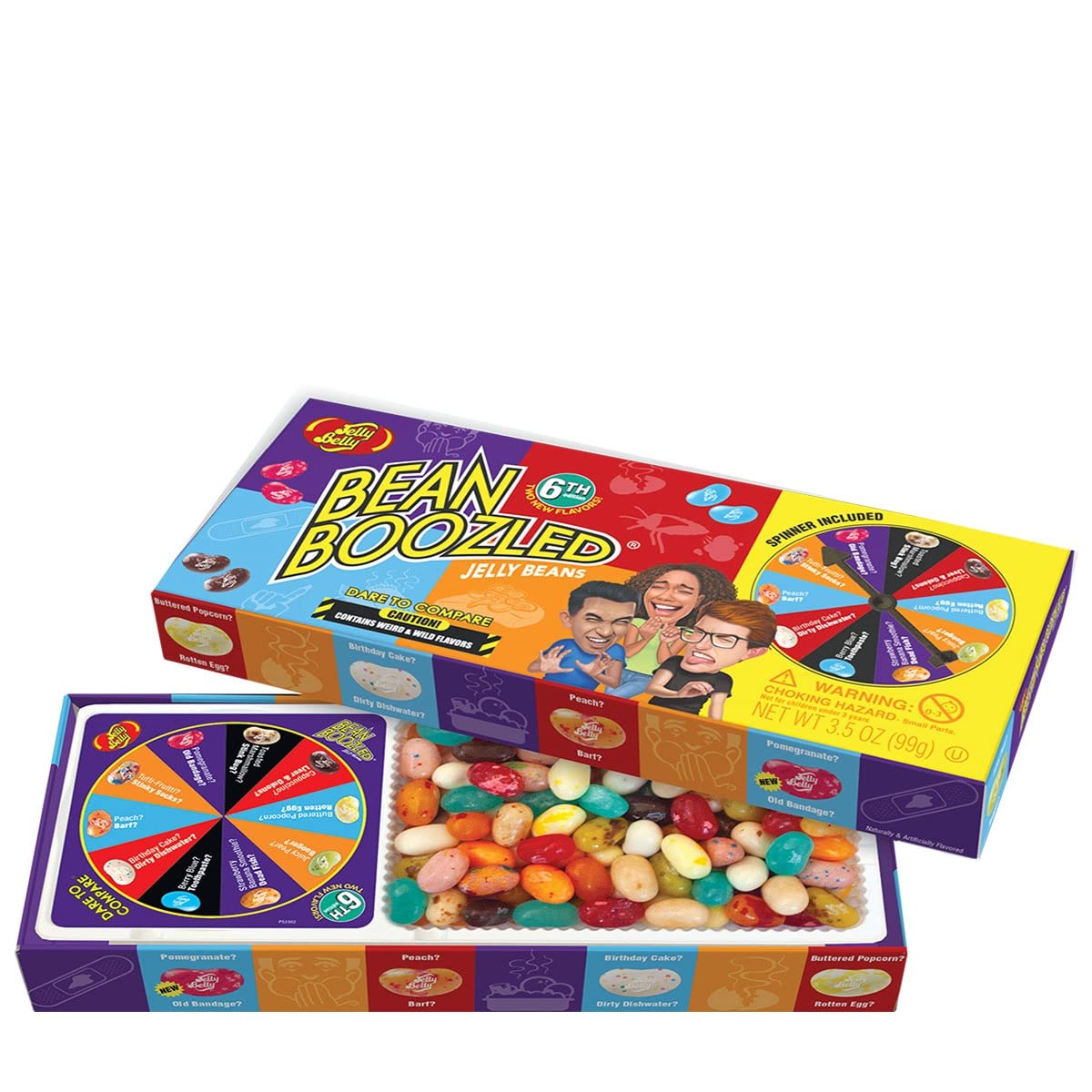 Jelly Belly BeanBoozled Spinner Beans close-up, great for tastings and gifting