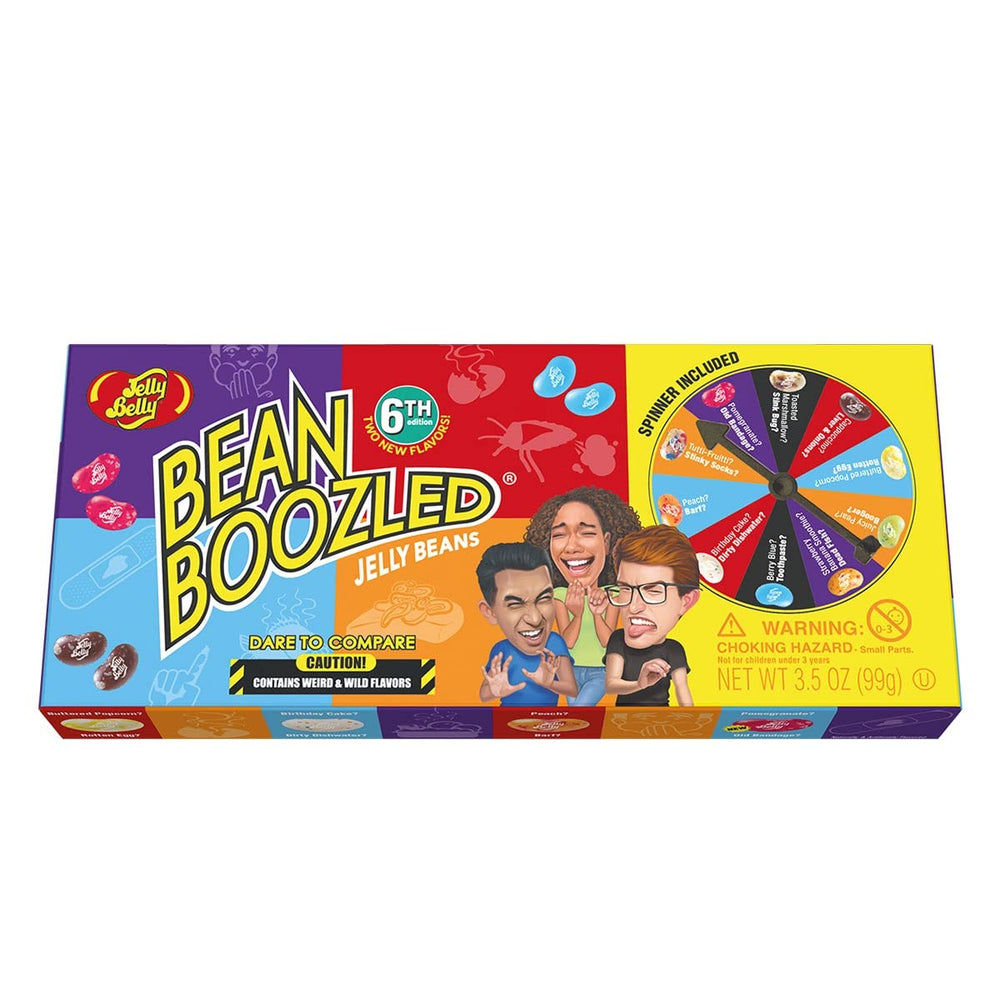 Jelly Belly BeanBoozled Spinner Box ready for a party game night