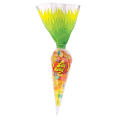 Jelly Belly Easter Spring Mix in a carrot bag, ideal for festive gifting.