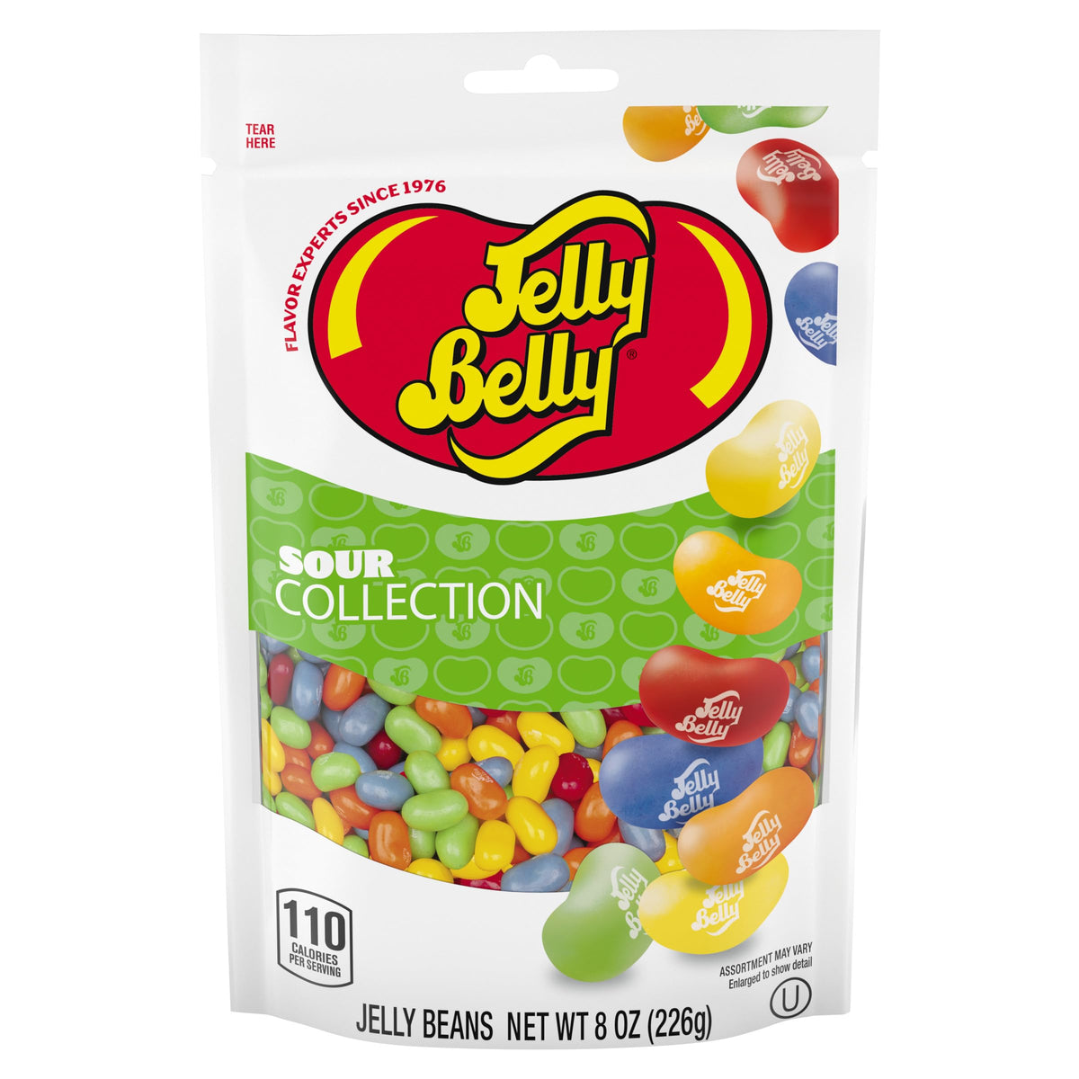 Jelly Belly Sour Cherry beans with tangy bite, ideal party snack