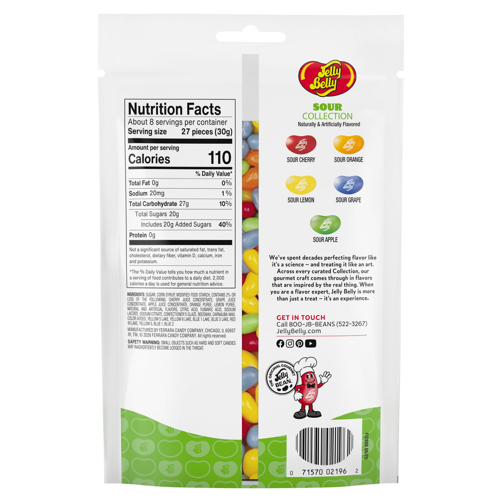 Jelly Belly Sour Grape beans offer zippy tartness, great sharing treat