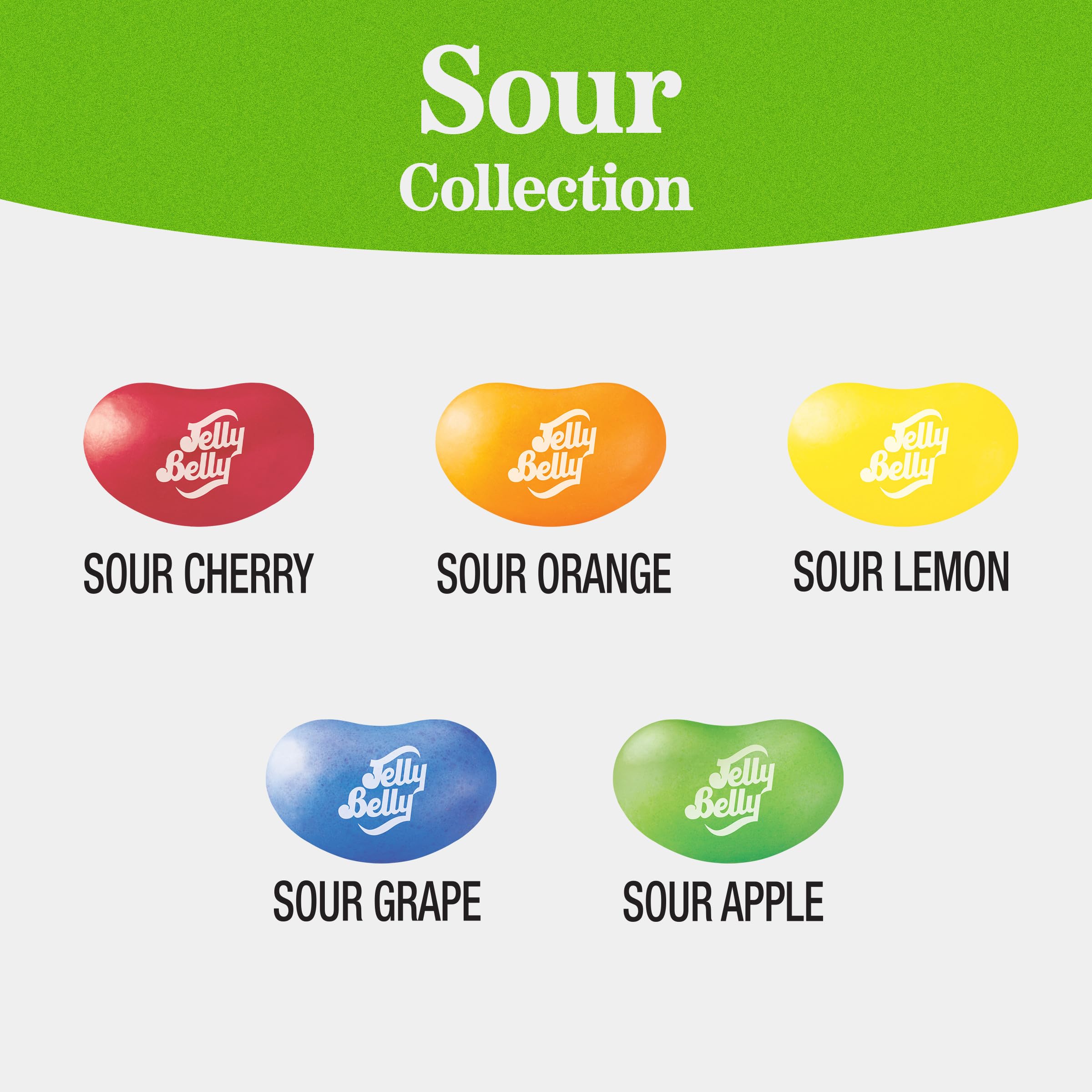 Jelly Belly Sour Lemon beans deliver bright citrus tang, perfect movie-night bite