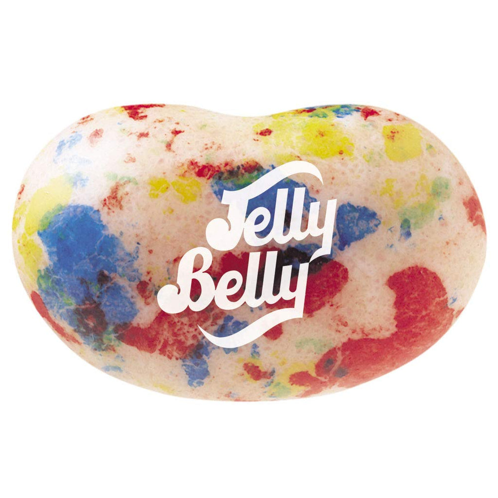 Jelly Belly Tutti-Fruitti close-up reveals rainbow speckles ideal for gifting