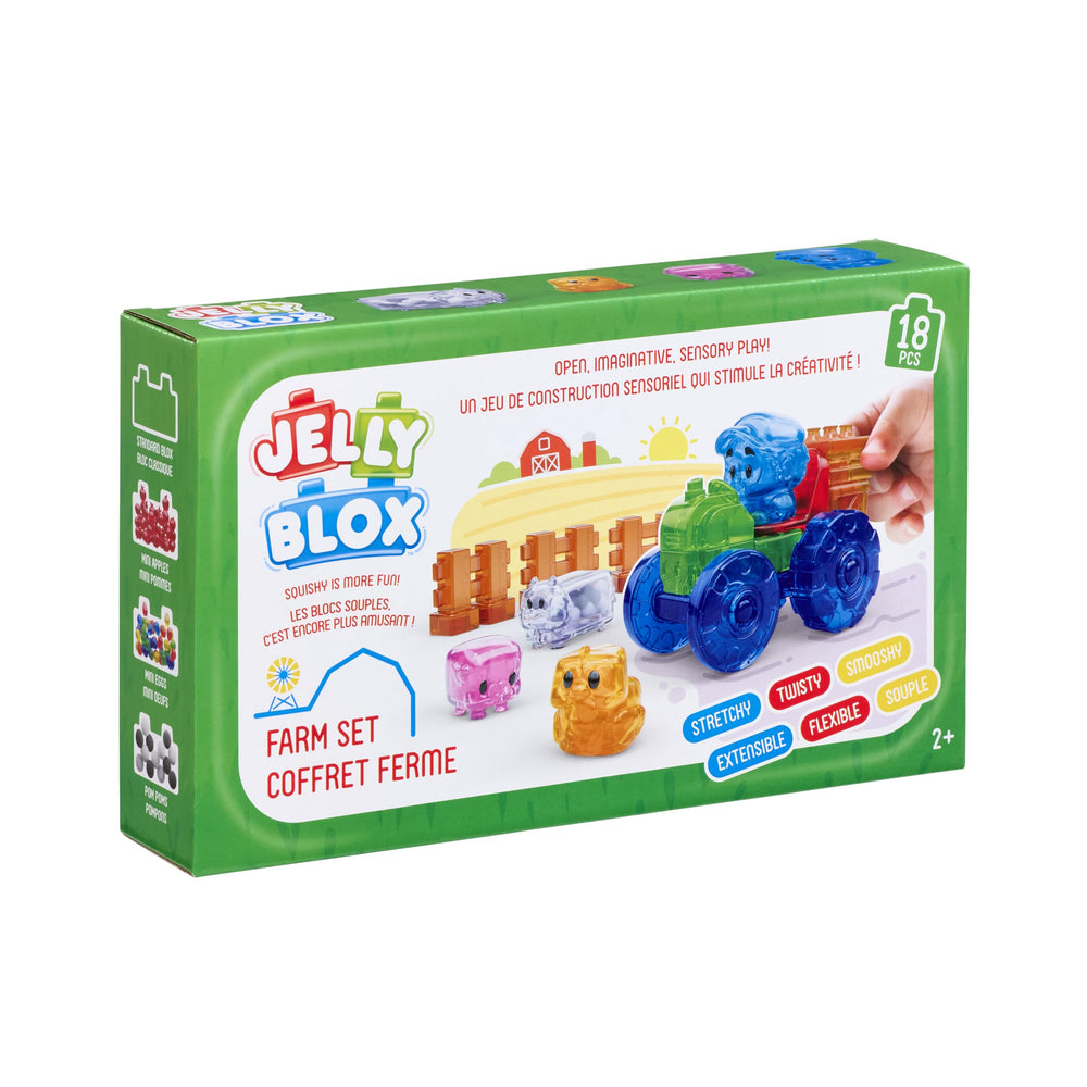 Jelly Blox Farm Set storage box: tidy, portable storage for playtime