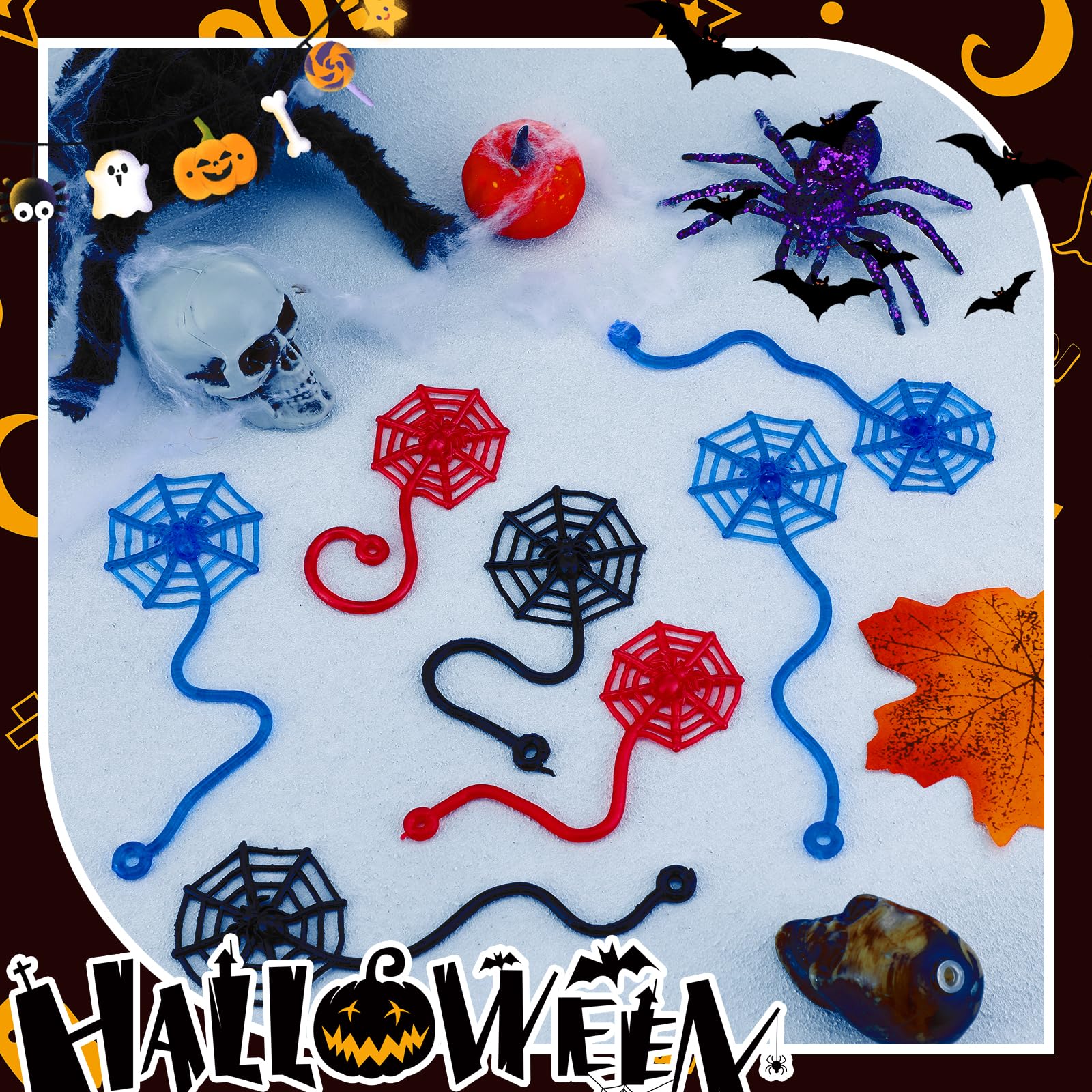 JellyArch TPR spider web toy supports creative storytelling and games.