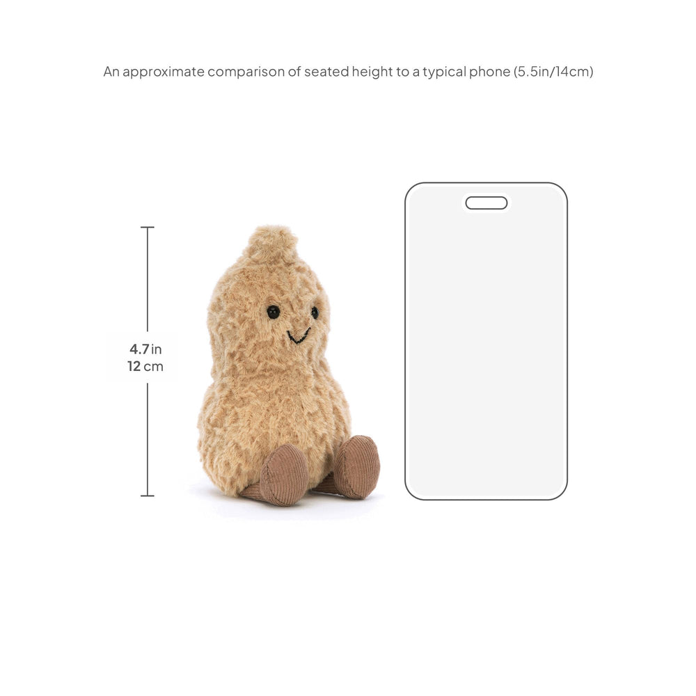 Jellycat Amuseables Peanut desk companion offers a cozy desk buddy